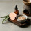 2Pièces Bloc Minéral Rose Massage Corps Hydratant Exfoliant 3