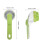 Green Handheld Shampoo Brush with Liquid Dispenser for Home Use 2
