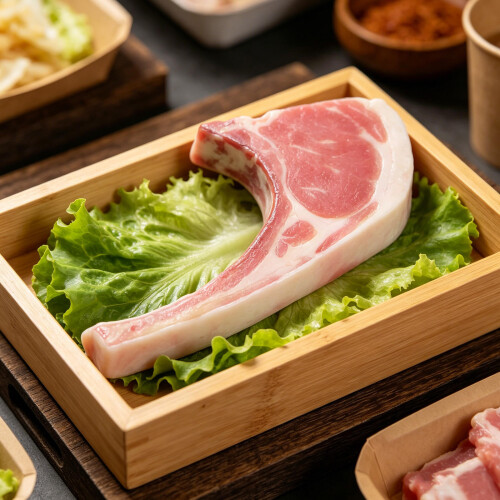 Reusable Plastic Lamb Chops Realistic Fake Meat for Event Decor 2