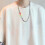 Ανδρικό T-shirt με φαρδιά εφαρμογή, κοντομάνικο βαμβακερό τοπ με στρογγυλή 3