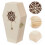 Small Coffin-Shaped Candy Bowl Wooden Decorative Box 6