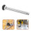 Silver Lightweight Wheelchair Rear Axle with Smooth Wheel Release 5