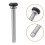 Silver Lightweight Wheelchair Rear Axle with Smooth Wheel Release 10