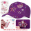 2Pcs Womens Baseball Caps Cotton Soft Breathable Adjustable Rhinestone 4