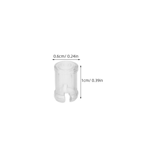 20Pcs Clear Plastic 5Mm LED Holder Clips for Panel Mount Diode Lights 1