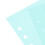 6Pcs Tear-Resistant PP Binder Dividers with Tabs for Notebook Filing 4