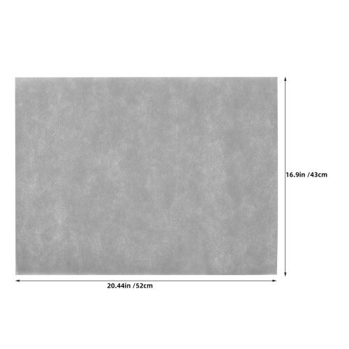 100Pcs Grey Nonwoven Car Floor Pads Disposable Universal 1