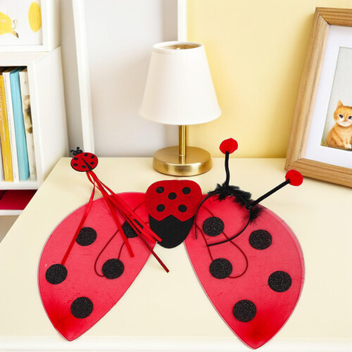 2Ensembles Ailes De Pailletées Et -Tête 2