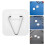 50Pcs White Plastic Adhesive Picture Frame Hanger Hooks for Home Decor 7