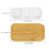 2Pcs Multi-Compartment Ceramic Dipping Dishes with Wooden Serving Tray 3
