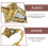 4Pièces Mini Lampes Murales Plastique Pour Décor Maison De 4