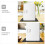 2Pcs Silicone Refrigerator Mat Black Heavy-Duty Mini Fridge Drip Tray 4