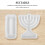 1Ensemble Moule Bougeoir Silicone Résine DIY 5
