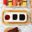 2Pcs Multi-Compartment Ceramic Dipping Dishes with Wooden Serving Tray 11