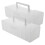 2Pcs White Plastic Garden Seed Organizer Box Portable with Dividers 6