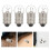 50Pcs Multipurpose Mini Light Bulbs for Physics Science Experiment Kit 6
