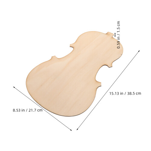 Violon Non Fini Bois Marron Clair Pour Réparation 1