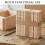 800Pièces Mini Bâtons De Bois Naturels Pour Projets DIY Multicolores 6