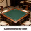 Green Thickened Mahjong Table Mat Noise Dampening Play Surface 5