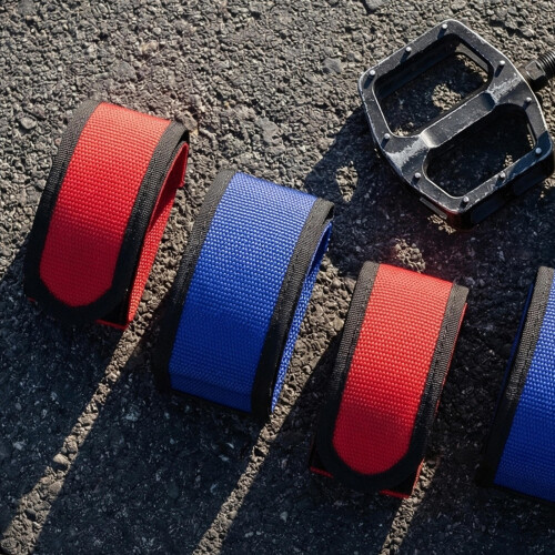 4Pcs Universal Adjustable Bike Pedal Straps Nylon Comfortable Fit 2
