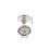 10Pcs Durable Fire Extinguisher Pressure Tester with Color Coded Dial 2
