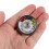 10Pcs Durable Fire Extinguisher Pressure Tester with Color Coded Dial 7