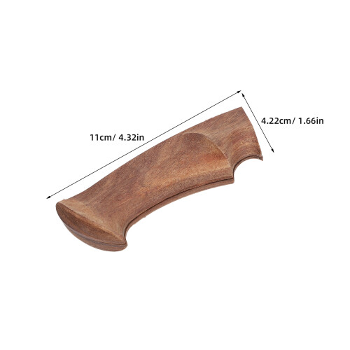 Solid Wood Cutter Handle Ergonomic Non-Slip Kitchen Grip 1