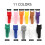 50 Pack Reusable Releasable Nylon Cable Ties 100mm Red with Quick Release Tab and Durable Lock Design 4