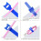 50 Pack Reusable Releasable Nylon Cable Ties 100mm Red with Quick Release Tab and Durable Lock Design 5