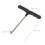 2Pcs Steel T-Handle Trampoline Spring Puller Tool for Backyard Setup 2