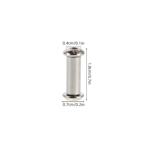 2Pcs Stainless Steel Handle Screw Rivets DIY Replacement 1