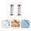 2Pcs Stainless Steel Handle Screw Rivets DIY Replacement 6