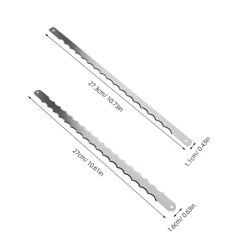 4Pcs Bread Slicing Replacement Stainless Steel Bow Saw Cutter 1