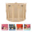 Support À En Bois Clair Pour Rangement Facile 6
