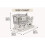 XXL Crushed Diamond Horse Wagon 35cm Decor 3
