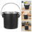 Multi-Use Stainless Steel Charcoal Storage and Food Container 5