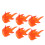 6Pcs Durable ABS Flame Mini Bonfire Model for Micro Landscape Use 11