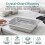 Clear Polycarbonate Steam Table Pan Cover for Restaurant Use 5
