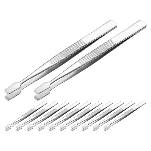 12Pièces Pinces De Collection En Acier Argentée Pour Scrapbooking