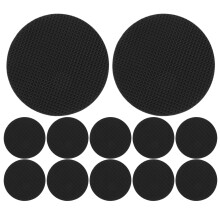24Pièces Accessoires Billard Pieds Table Eva Noir Protecteurs