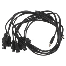 2Pcs Black Heat Resistant 1 to 4 Perm Rod Splitter Cable for Hair