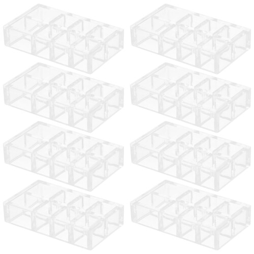8Pcs Plastic Blind Spacer Blocks for Window Bracket Mounting DIY Use