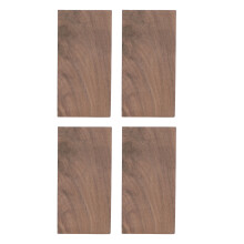 4Pcs Walnut Wooden Blocks for Crafts Thick Natural Carving Wood Blanks
