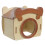 Refuge En Bois Naturel Pour Hamster Avec Aire De Jeu Modular 1