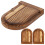 3Pièces Caches-Prises Bois Design Décoration Chambre 1