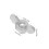 2Pièces De Remplacement Valve Chauffage Aluminium Argent 2