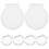 6Pcs Acrylic Round Medal Display Holder Dustproof Protective Box 1