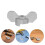 2Pièces De Remplacement Valve Chauffage Aluminium Argent 5