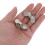 2Pièces De Remplacement Valve Chauffage Aluminium Argent 7