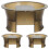 3Pcs Lightweight Plastic Water Pitcher Caps Light Brown Portable Cover 1